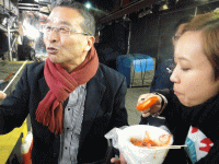 東大門でトッポギを食べる！